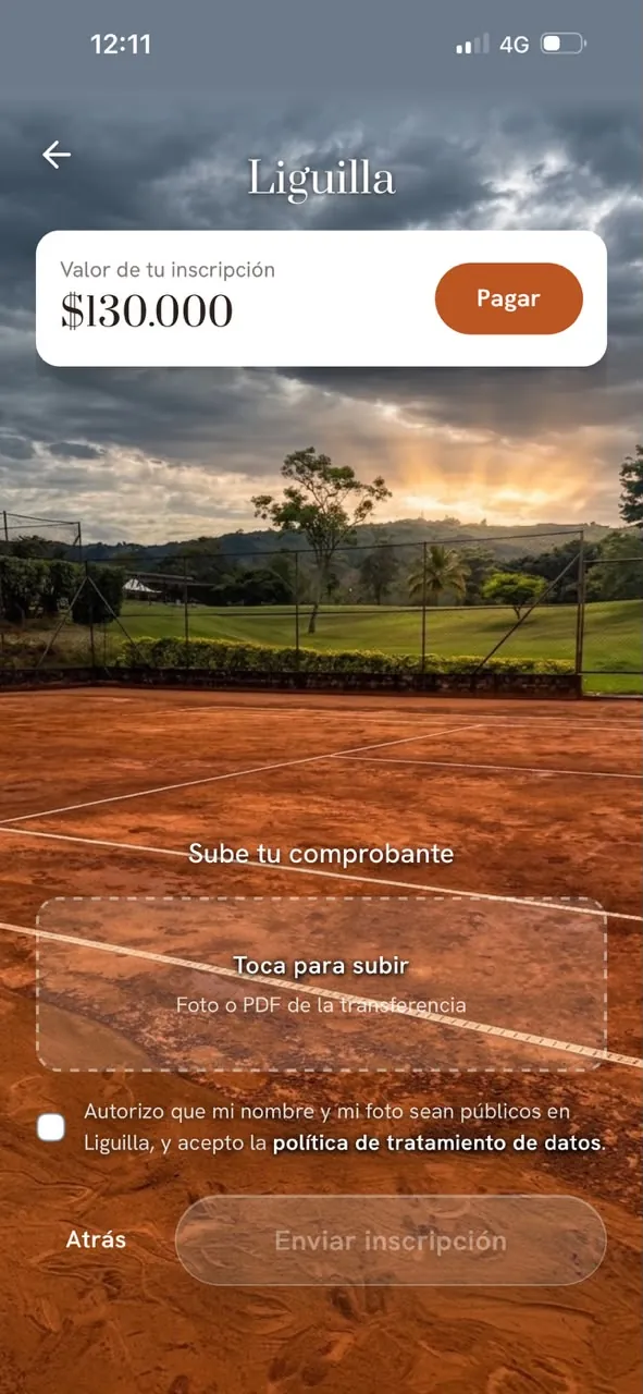 El valor y el comprobante de pago